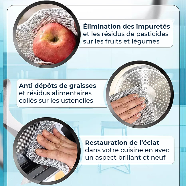 KitchenClean — Steel Wool Magic Cloths